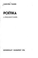 Cover of: Poétika