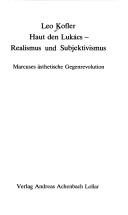 Cover of Haut den Lukács, Realismus und Subjektivismus