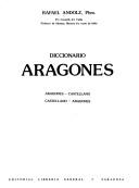 Diccionario aragonés by Rafael Andolz