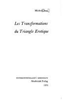 Cover of: Les transformations du triangle érotique