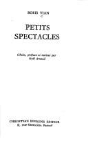 Cover of: Petits spectacles