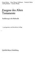 Cover of: Exegese des Alten Testaments: Einführung in die Methodik