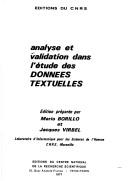 Cover of: Analyse et validation dans l'étude des données textuelles