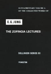 Cover of: The Zofingia lectures by Carl Gustav Jung