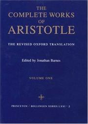 The complete works of Aristotle
