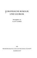 Cover of: Europäische Bukolik und Georgik