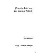 Cover of: Deutsche Literatur zur Zeit der Klassik