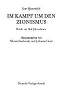 Cover of: Im Kampf um den Zionismus by Kurt Blumenfeld