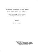 Cover of: Multinational corporations in Latin America: private rights, public responsibilities : edited proceedings of five symposia, Associated Colleges of the Twin Cities, February 18-March 17, 1976