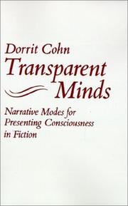 Cover of: Transparent Minds by Dorrit Claire Cohn