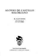 Cover of: Alonso de Castillo Solórzano