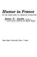 Cover of: American humor in France by James C. Austin