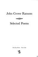 Cover of: Selected poems by John Crowe Ransom
