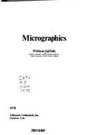 Cover of: Micrographics