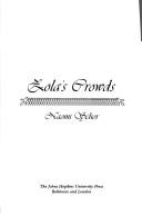 Zola's crowds by Naomi Schor