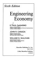 Engineering economy by E. Paul DeGarmo