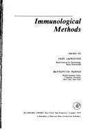 Cover of: Immunological methods by edited by Ivan Lefkovits, Benvenuto Pernis.