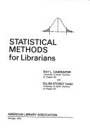 Cover of: Statistical methods for librarians