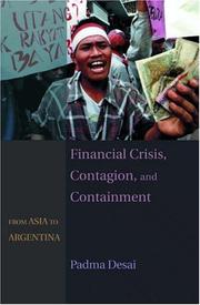 Cover of: Financial Crisis, Contagion, and Containment: From Asia to Argentina