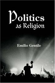 Cover of: Politics as religion