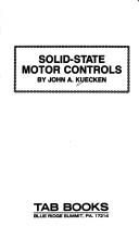 Cover of: Solid-state motor controls