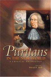 Cover of: Puritans in the New World by edited by David D. Hall.