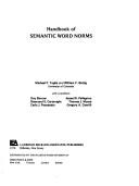Cover of: Handbook of semantic word norms