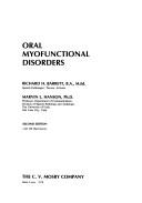 Cover of: Oral myofunctional disorders by Richard H. Barrett