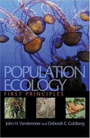 Cover of: Population Ecology: First Principles
