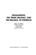 Cover of: Devaluation, the trade balance, and the balance of payments