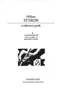 Cover of: William Styron: a reference guide