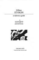 Cover of: William Styron by Jackson R. Bryer