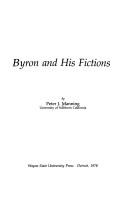 Cover of: Byron and his fictions by Peter J. Manning