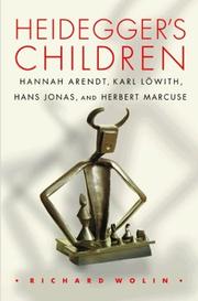 Cover of: Heidegger's Children by Richard Wolin