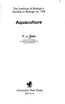 Cover of: Aquaculture