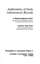 Cover of: Applications of early astronomical records