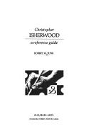 Cover of: Christopher Isherwood: a reference guide