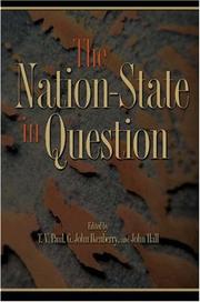 Cover of: The nation-state in question