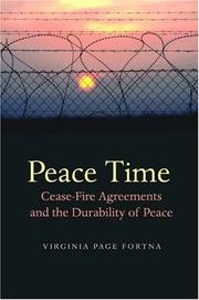 Cover of: Peace time | Virginia Page Fortna