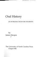 Cover of: Oral history