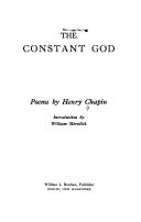 Cover of: The constant God: poems