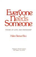 Cover of: Everyone needs someone | Helen Steiner Rice