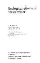 Cover of: Ecological effects of waste water by E. B. Welch