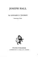 Cover of: Joseph Hall | Leonard D. Tourney