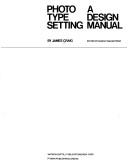 Cover of: Phototypesetting: a design manual