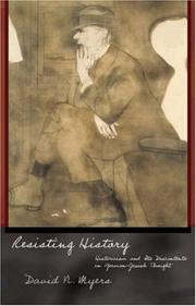 Cover of: Resisting History by David N. Myers