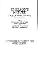 Cover of: Emerson's Nature: origin, growth, meaning