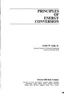 Principles of energy conversion by Archie W. Culp