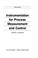 Cover of: Instrumentation for process measurement and control