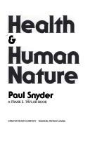 Cover of: Health & human nature by D. Paul Snyder